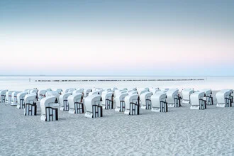 Beach chairs near the Baltic Sea on Rügen - Fineart photography by Jan Becke