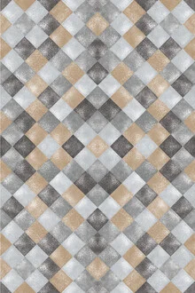 Gold Grey Black - pattern - fotokunst von Sasha Lend
