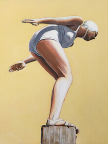 Sarah Morrissette, Diver on a post (Austria, Europe)