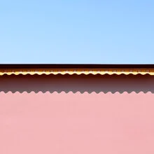 Photo art by Rupert Höller: gentle waves in pink and blue with shadows and light