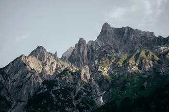 Photo art by Roman Becker: serene mountain peak in minimalist composition