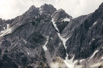 Photo art by Roman Becker: serene mountain landscape with rugged peaks