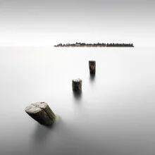 Wall art by Ronny Behnert: Fog over the architecture of San Michele in Venice