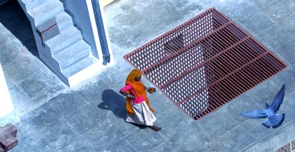 Photo art by Gerhard Blücher: colorful view of Rajasthan in India