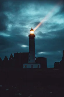 Photo art by Lars Brauer: calm scene featuring a lighthouse in soft light