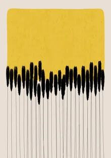 Abstrakte Illustration von The Artcircle: verspielte Formen in sanften Tönen.