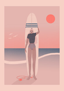 The Artcircle, Red sky blue sea von Veronika Grenzebach - Deutschland, Europa)