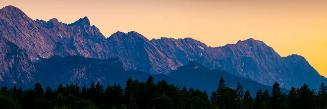 Photo art by Martin Wasilewski: gentle summer evening over the Alps