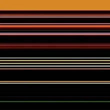 Abstrakte Fotokunst von Florian Paulus: lebendige Neonlichter auf Fremont Street.