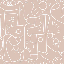 Genna Campton, 90s Geometric Print white on pink (Australien, Australien und Ozeanien)