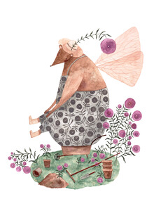 The Artcircle, Fairy bear in the garden by Claudia Voglhuber (Austria, Europe)