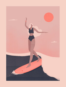 The Artcircle, Into the surf von Veronika Grenzebach - Deutschland, Europa)