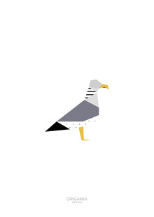 Anna Maria Laddomada, Seagull | Birds Series | Origamia Design - Portugal, Europe)