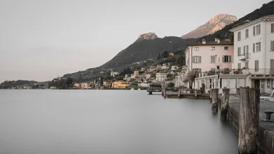 Photo art by Dennis Wehrmann: Sunrise over Lago di Garda in Gargnano