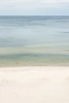 Photo art by Manuela Deigert: swimmer in a calm Baltic Sea moment