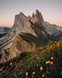 André Alexander, Seceda bei Sonnenuntergang