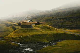 Saksun, Färöer - fotokunst von Eva Stadler