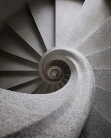 Photo art by Roc Isern: gentle stone swirl with a calm vibe