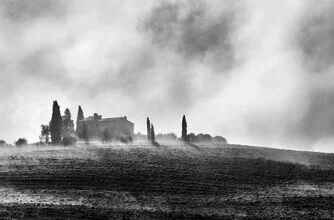 Photo art by Victoria Knobloch: Tuscany in soft morning fog
