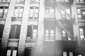 Photo art by Jennifer Johannsmeyer: black and white cityscape image