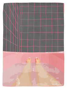 Giselle Dekel, Pink Bathroom (Großbritannien, Europa)
