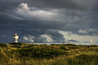 Franzel Drepper, Landschaft mit Wasserturm auf Langeoog C
