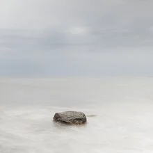 Photo art by Michael Schulz-dostal: lonely stone on a calm Baltic beach