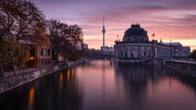 Fotokunst von Ronny Behnert: Museumsinsel und Fernsehturm in sanften Morgenfarben
