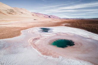 Photo art by Felix Dorn: calm desert landscape with gentle hills and clear sky