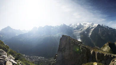 Photo art by Jordi Saragossa: serene mountain landscape in Chamonix-Montblanc