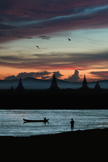 AJ Schokora, Evening Along the Irrawaddy River