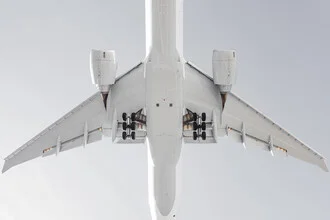 Photo art by Inflight Galerie: airplane flying over clouds