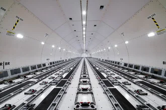 Photo art by Inflight Galerie: stylish airplane motif with clean lines