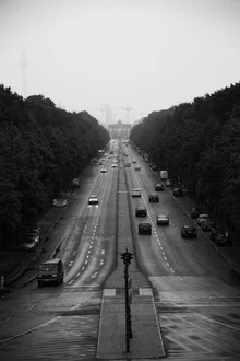 Photo art by Tanapat Funmongkol: rainy day in Berlin featuring the TV tower in the background
