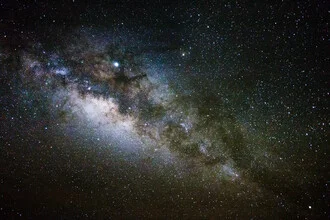 Photo art by Inflight Galerie: night shot of the Milky Way sky with twinkling stars