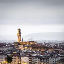 Photo art by Ronny Behnert: long exposure of Palazzo Vecchio in Florence