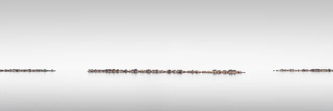 Photo art by Ronny Behnert: tranquil long-exposure coastal scene in Italy