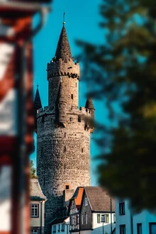 Photo art by Marius Meisinger: the majestic Adolfsturm in Friedberg, Hesse.