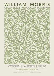 William Morris - grünes Blumenmuster - fotokunst von Art Classics