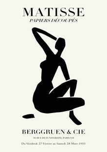 Art Classics, Matisse – woman black and beige - Germany, Europe)