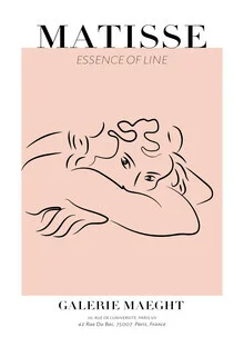 Matisse - Woman pink / black - Fineart photography by Art Classics