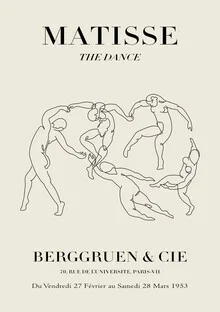 Matisse – The Dance, beige - Fineart photography by Art Classics