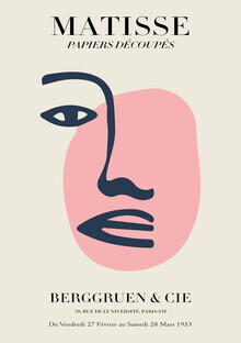 Art Classics, Matisse – Face Of A Woman, beige and pink