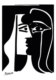 Art Classics, Picasso - Porträt in schwarzweiß - Deutschland, Europa)