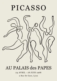 Wall art by Art Classics: abstract depiction of the Palais des Papes