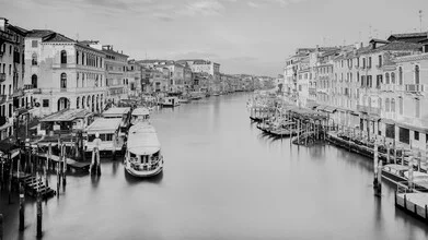 Photo art by Dennis Wehrmann: soft sunrise over the Rialto Bridge in Venice
