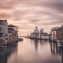 Photo art by Dennis Wehrmann: sunrise over the Canal Grande in Venice