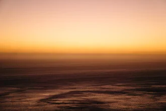 Photo art by Lina Jakobi: calming sunset over the sea in South Africa