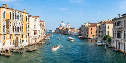Photo art by Jan Becke: summer view of the Canale Grande in Venice