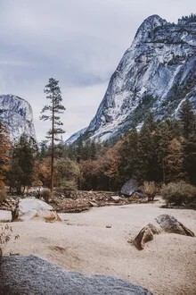 Photo art by Jessica Wiedemann: serene autumn landscape in Yosemite National Park